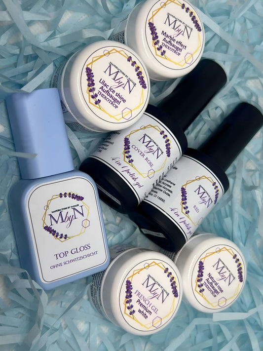 MbyN - Aufbau, French, Top und 4-in-1 - Gel - Probeset